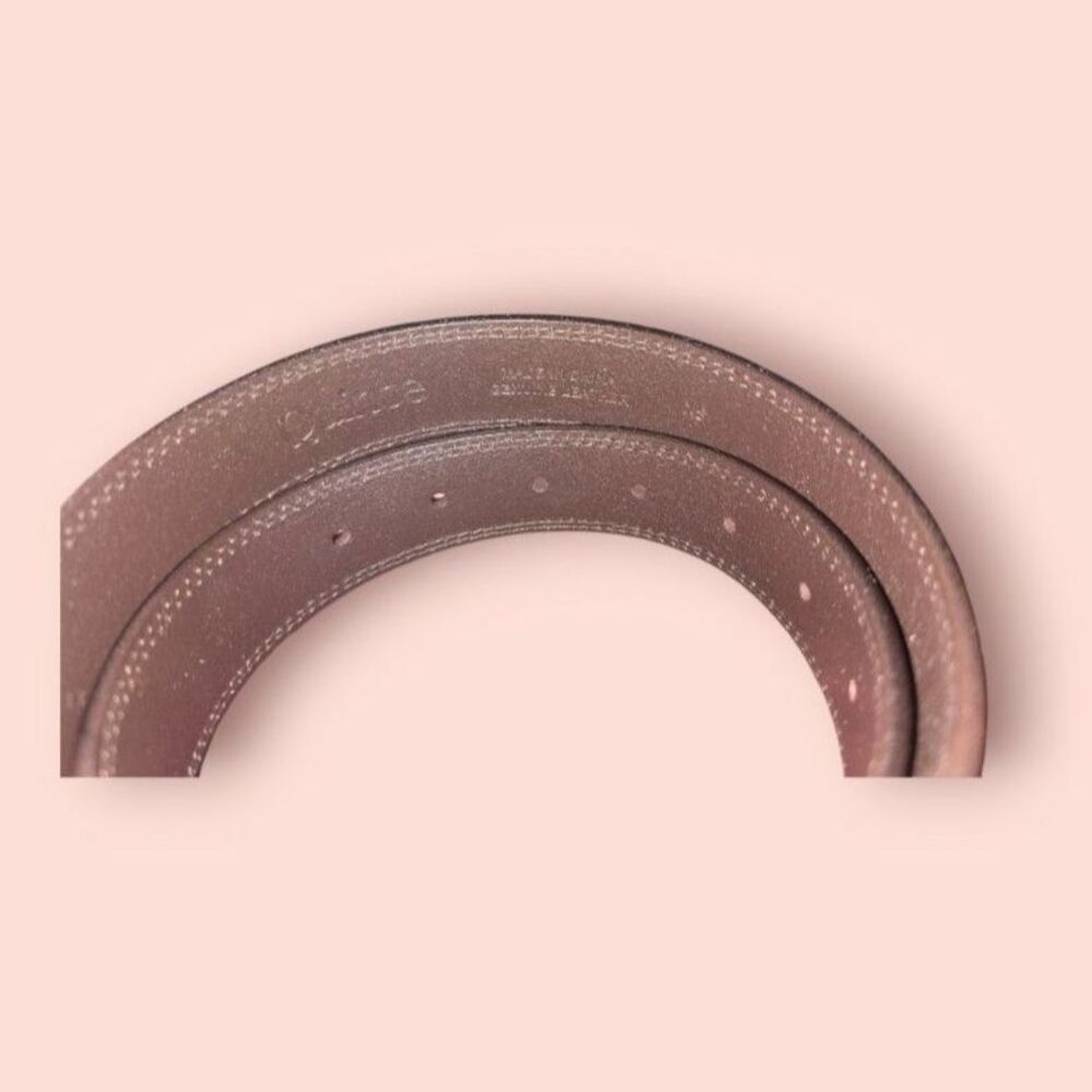 Quince Allegra European Leather Belt Minimalist Gold Buckle Waist Belt XS Luxury - Picture 3 of 3